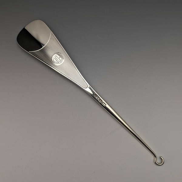 1930年 英国ヴィンテージ 純銀製シューホーン&ボタンフック Mappin and Webb